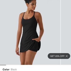 HALARA Sleeveless Dress with Built-in Shorts